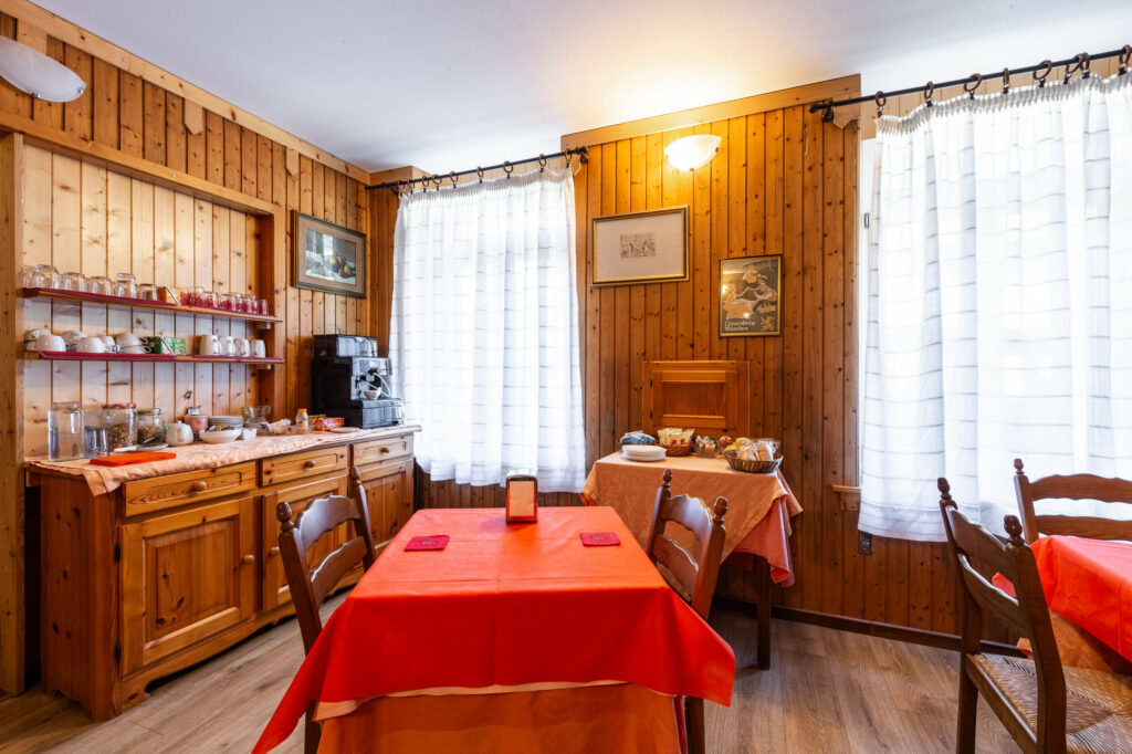 Sala Colazioni - Albergo Trieste a Lorenzago di Cadore